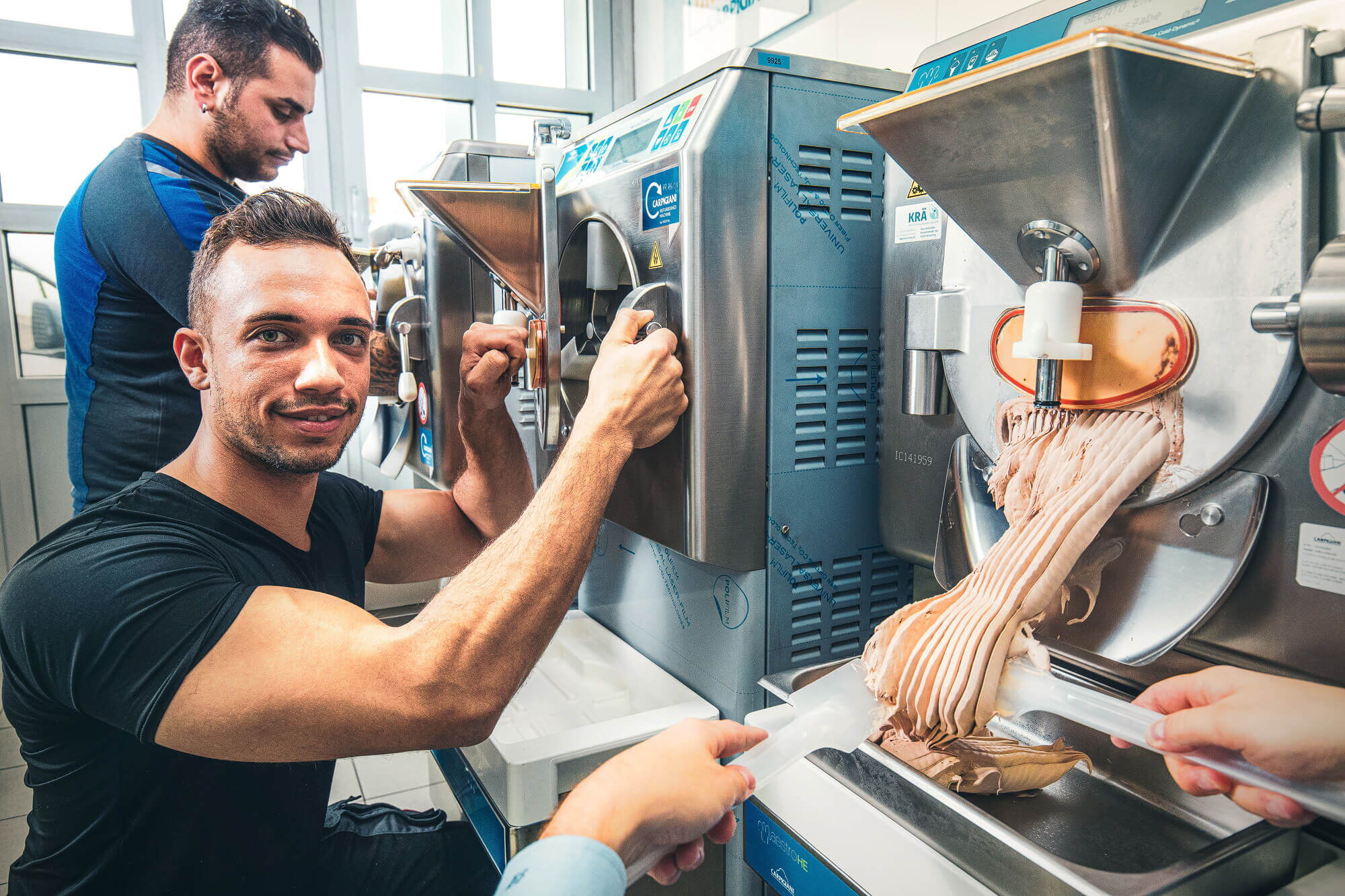 Ice cream is made